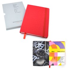 Fabric hard cover notebook
